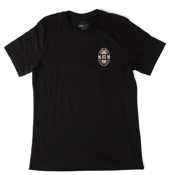 Kink BMX Shield Black t-shirt front