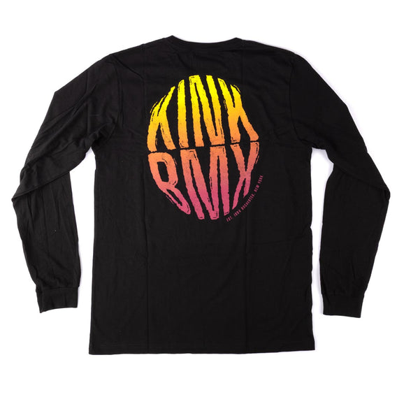 Kink BMX Swell long sleeve back print t-shirt on white
