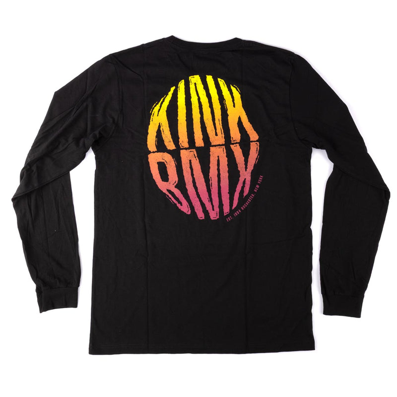 Kink BMX Swell long sleeve back print t-shirt on white
