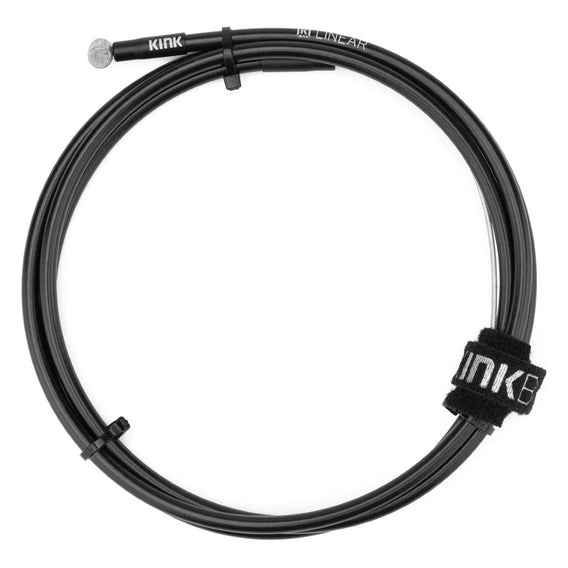 Kink Linear cable with velcro strap Black