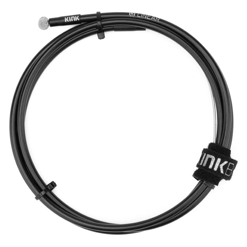Kink Linear cable with velcro strap Black