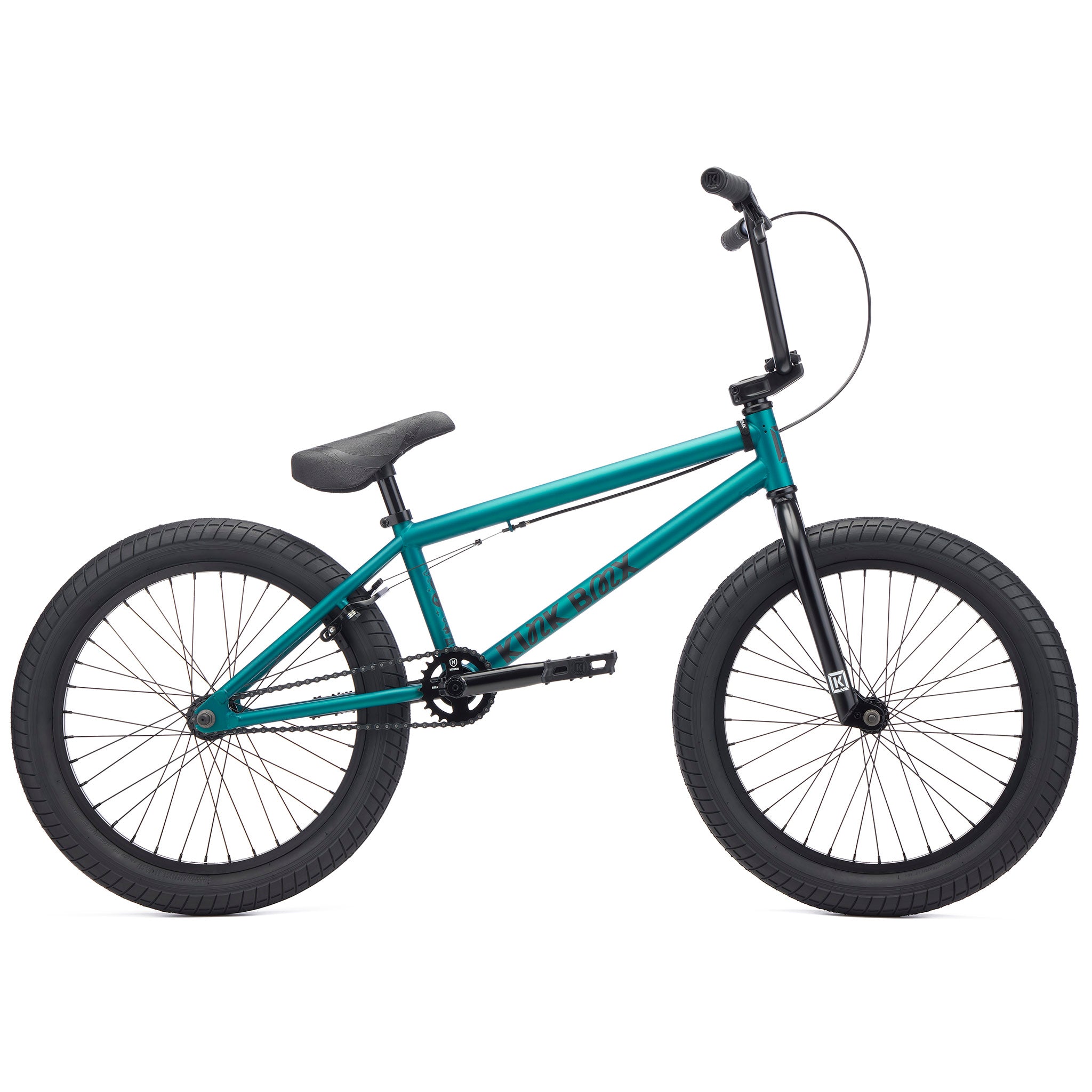 kink curb 2027 emerald green bmx bike