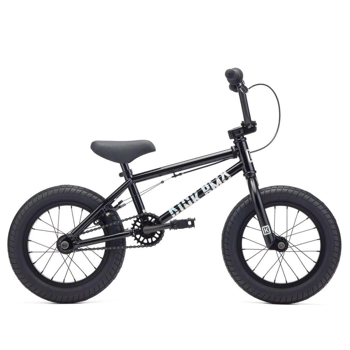 kink pump 2027 14" black bmx bike