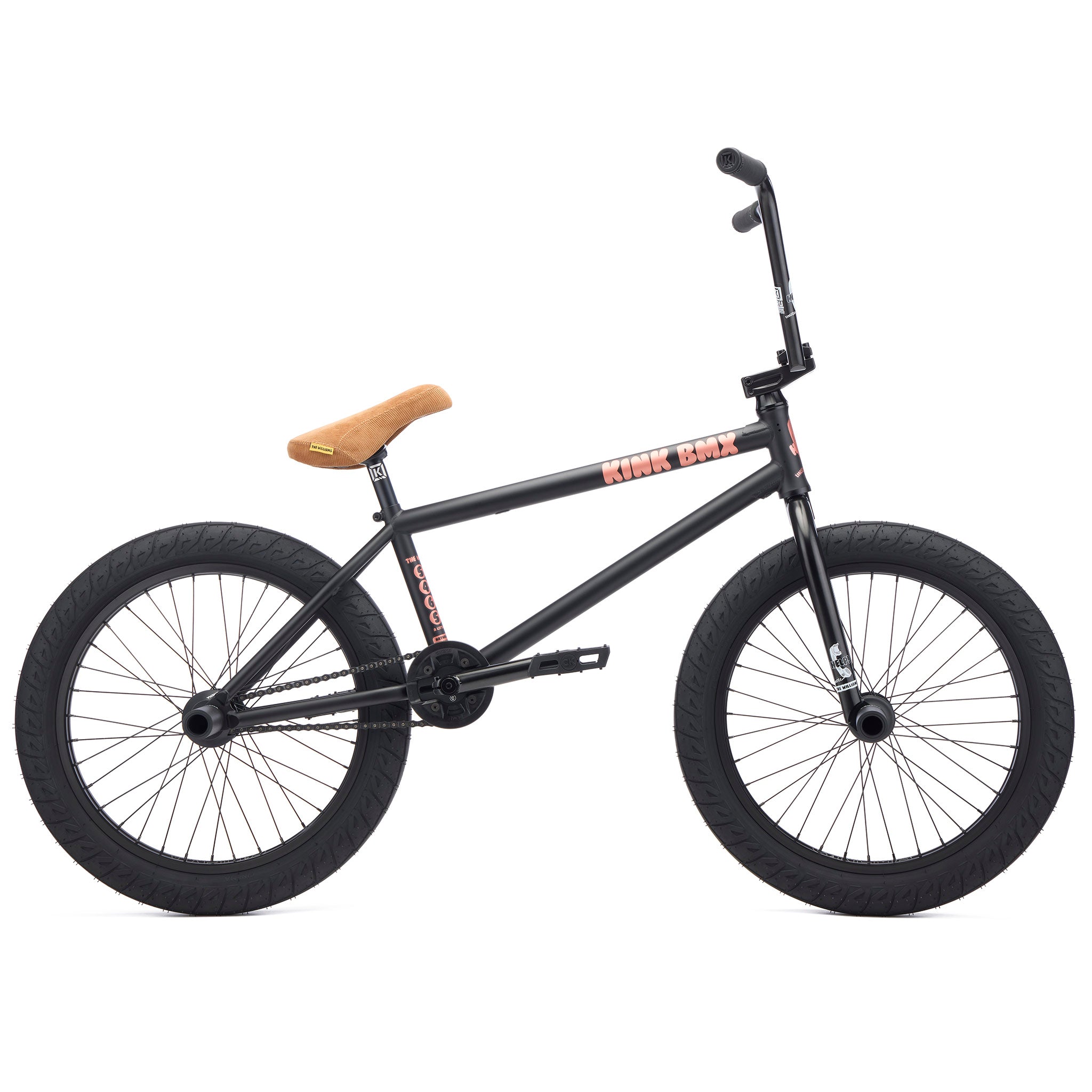 kink williams 2027 black bmx bike