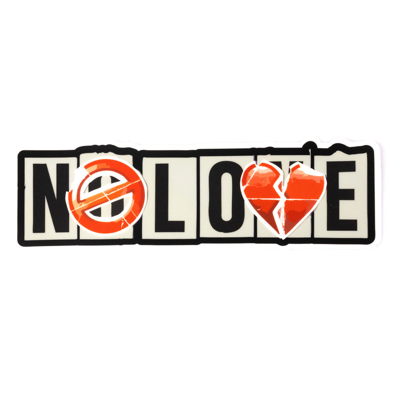 fiend bmx no love sticker large