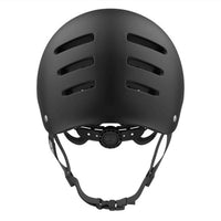 Lazer One+ MIPS Helmet - Matt Black rear view showing the vents and strap