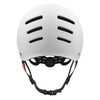 Lazer One+ Helmet - Matt White back showing the vents straps and fitment latch