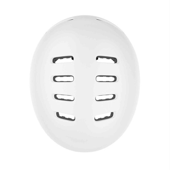 Lazer One+ Helmet - Matt White Birds Eye view top down image showing the vents