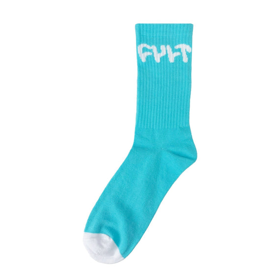 Cult Logo Socks - Light Blue single