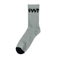 Cult Logo Socks - Grey single