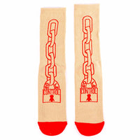 Malice Sole Control Socks - Tan