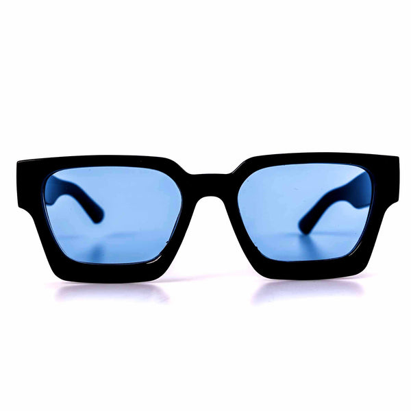 Malice BMX Sundodger Sunglasses Black with Blue lenses