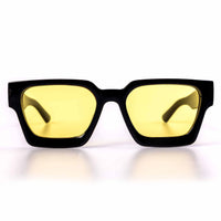 Malice Sundodger Sunglasses - Black With Yellow Lenses