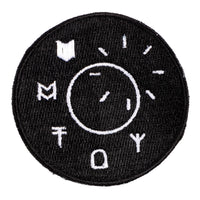 Backyard UK BMX Shop | Mutiny Rise Sew On Patch - Black