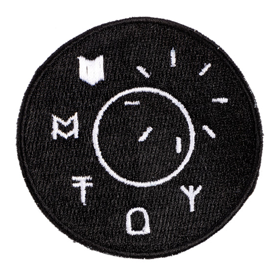 Backyard UK BMX Shop | Mutiny Rise Sew On Patch - Black