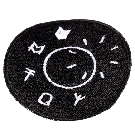 Mutiny Rise Sew On Patch - Black | Backyard UK BMX Shop Hastings
