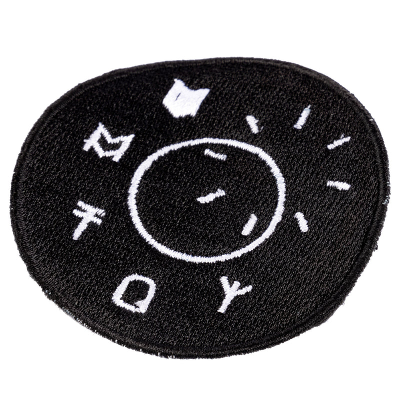 Mutiny Rise Sew On Patch - Black | Backyard UK BMX Shop Hastings