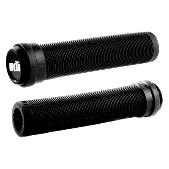 ODI Longeck Pro Flangeless Grips - Black 135mm | BMX