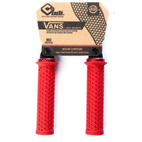 ODI Vans V2.1 Lock On Grips - Red 135mm | Backyard BMX UK Shop