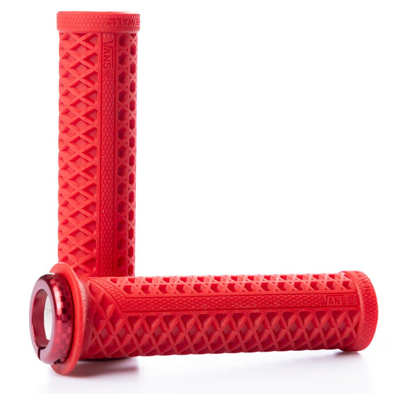 ODI Vans V2.1 Lock On Grips - Red 135mm | Backyard BMX UK Shop