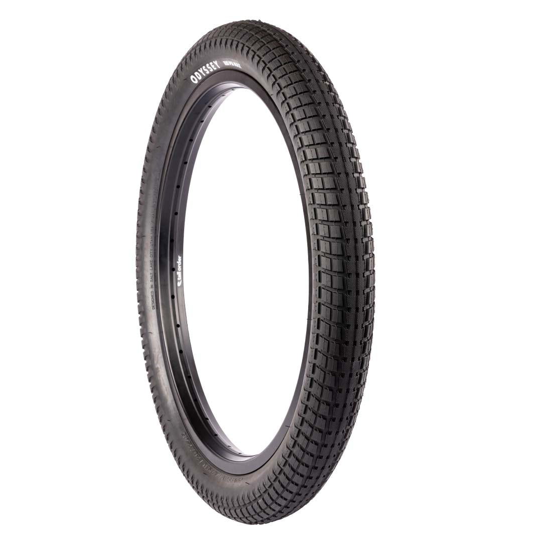 odyssey aitken bmx tyre black angle