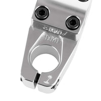 odyssey boyd hilder silver bmx top load stem  clamp area