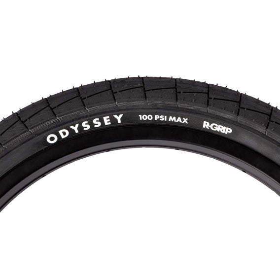 odyssey broc raiford bmx tyre black hot patch
