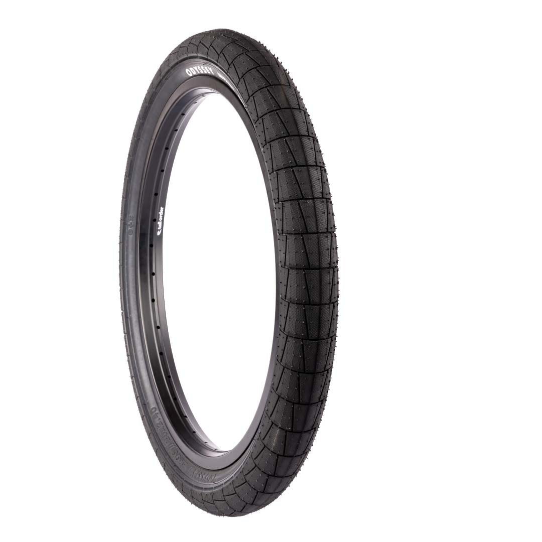odyssey broc raiford bmx tyre black whole tyre