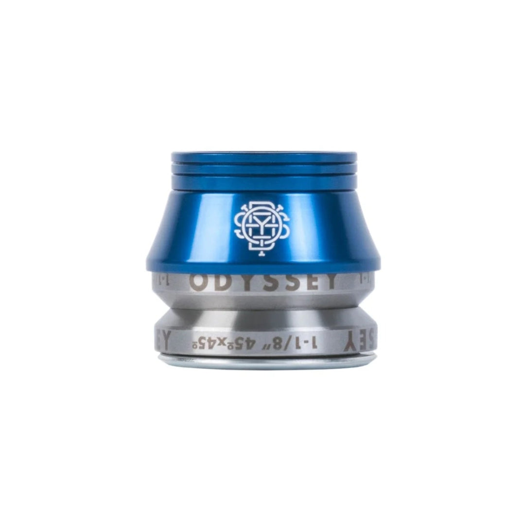 odyssey tall stack blue bmx headset