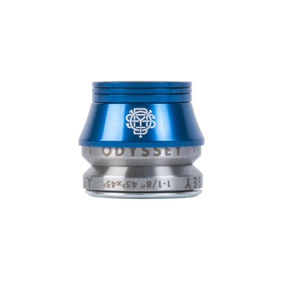 odyssey tall stack blue bmx headset