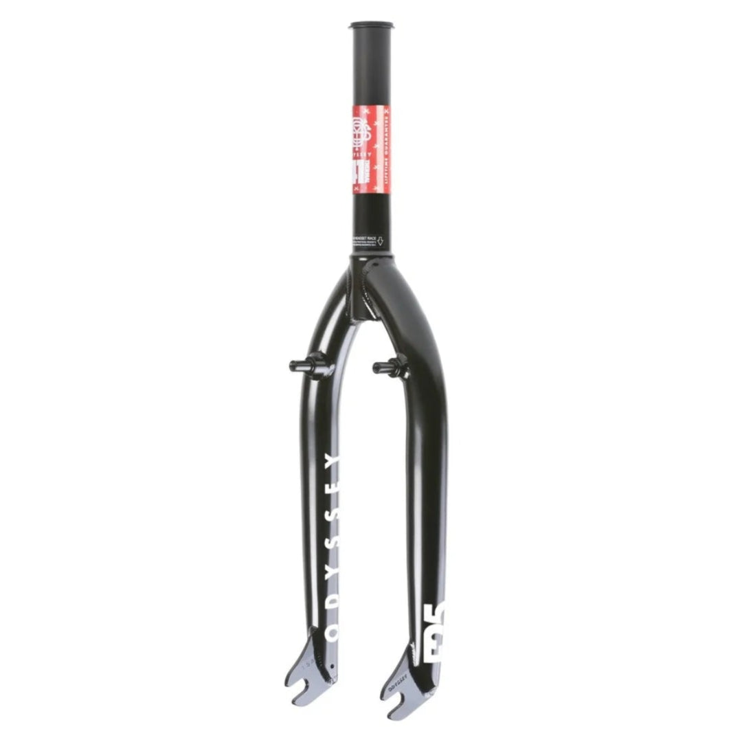 odyssey f25 front brake bmx forks black