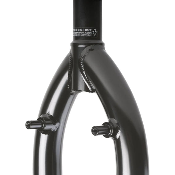 odyssey f25 front brake bmx forks black