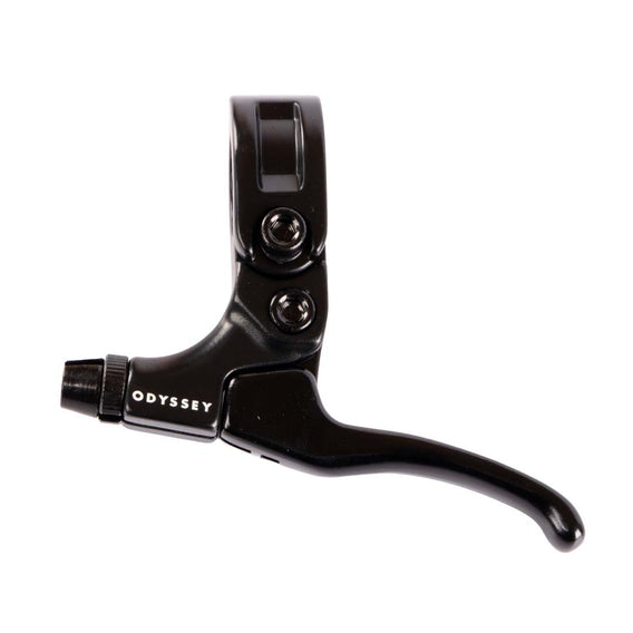 Odyssey Monolever Left Side Medium bmx brake lever black front view