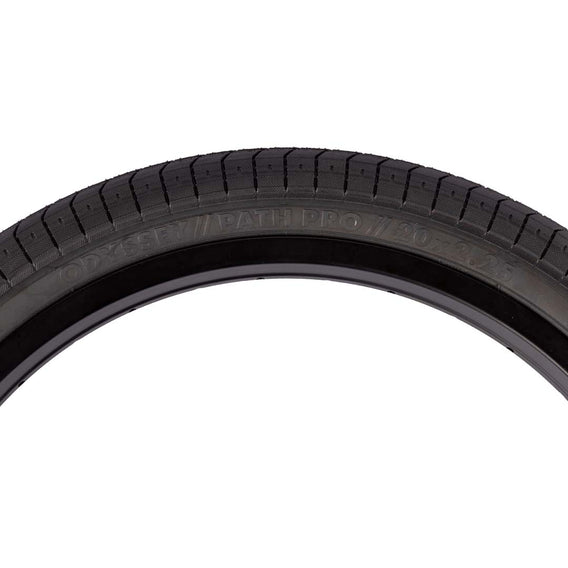 Odyssey Path Pro BMX Tyre Black side wall text