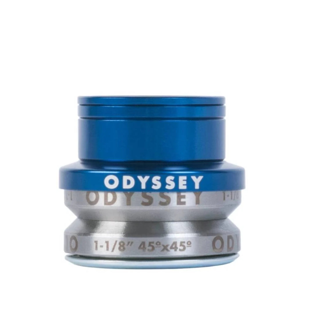 odyssey pro integrated bmx headset blue