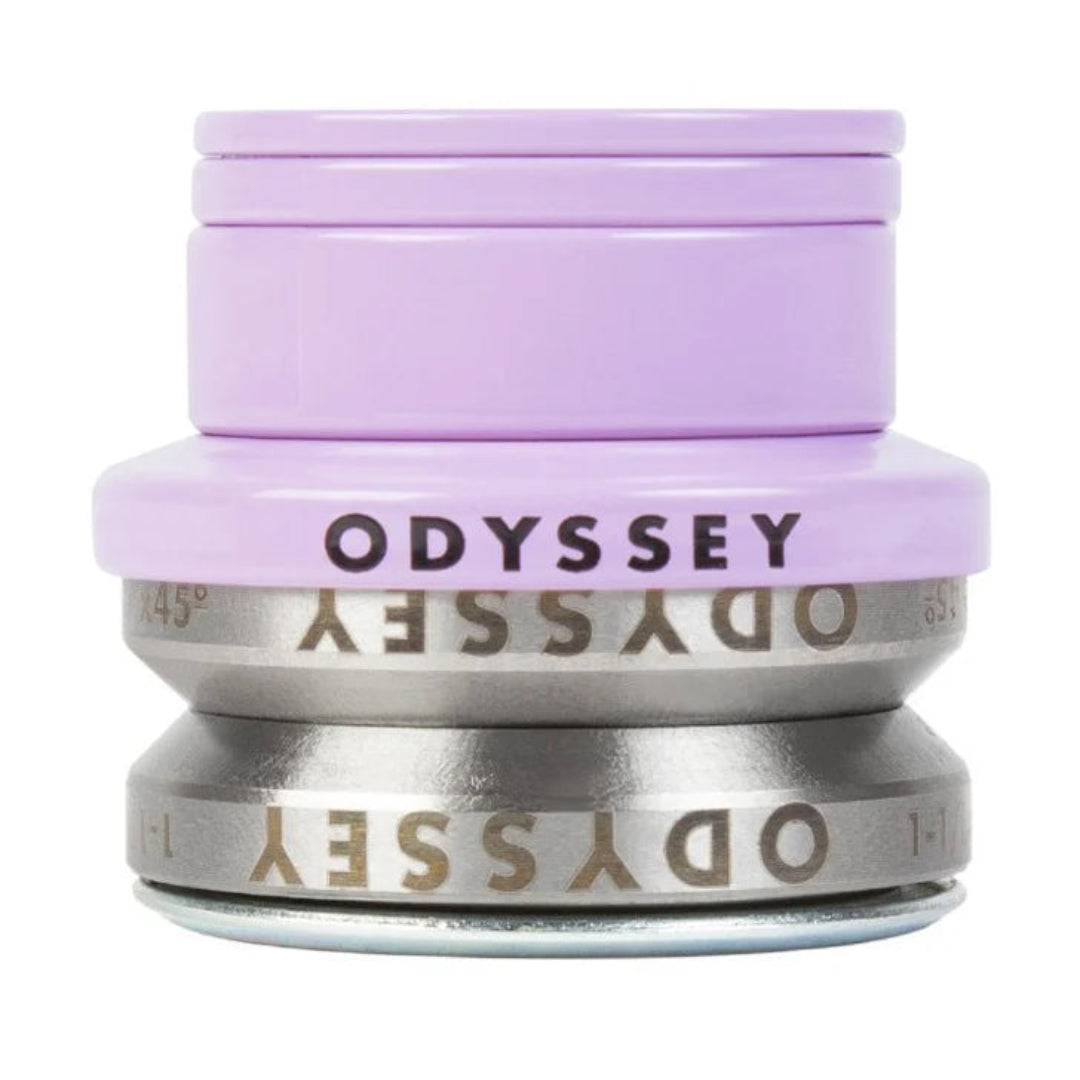 odyssey pro integrated bmx headset lavender backyard