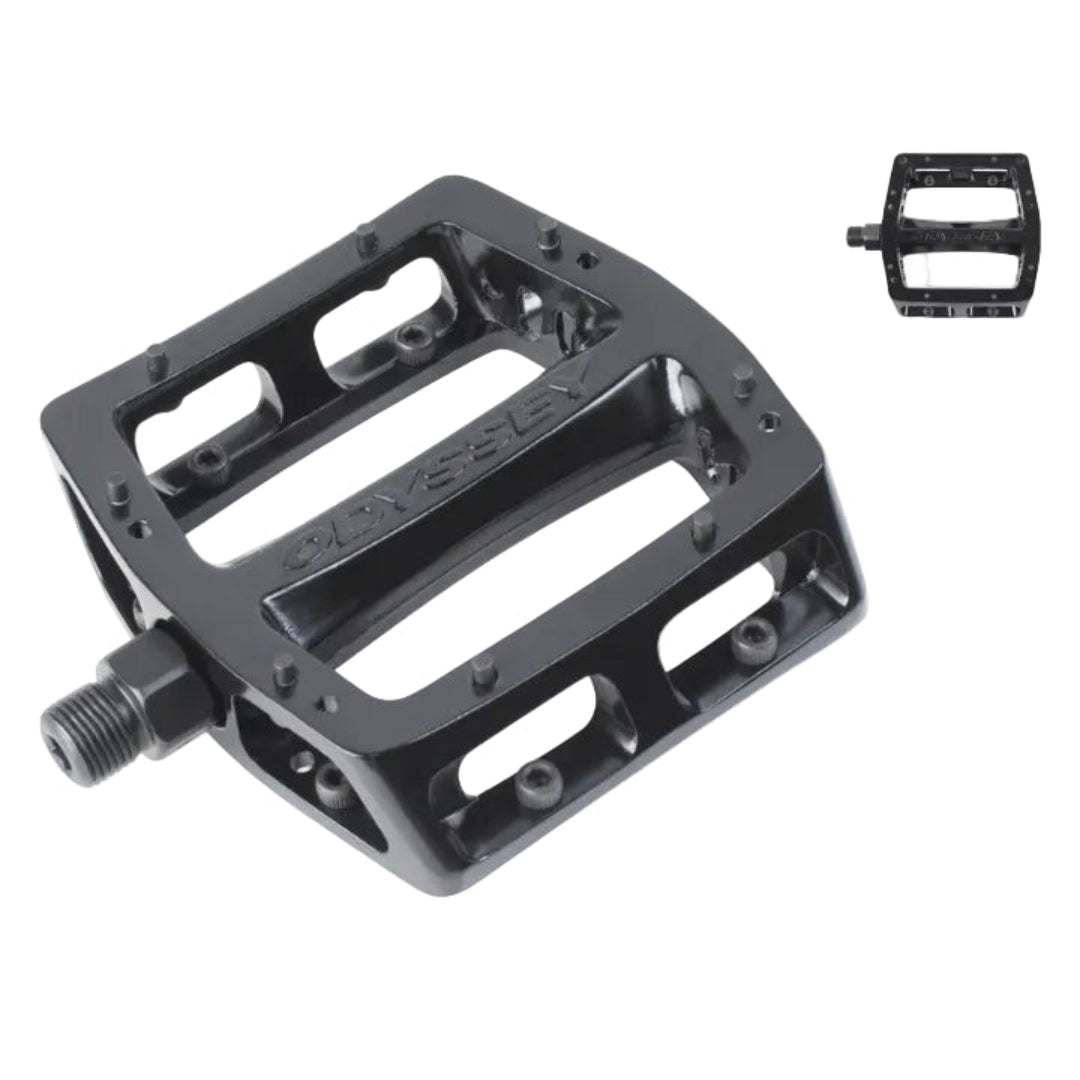 odyssey trailmix black alloy bmx pedals