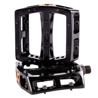 Odyssey Trailmix Sealed Alloy BMX Pedals Black  pair stacked