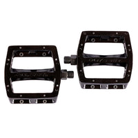 Odyssey Trailmix Sealed Alloy BMX Pedals Black  pair side by side
