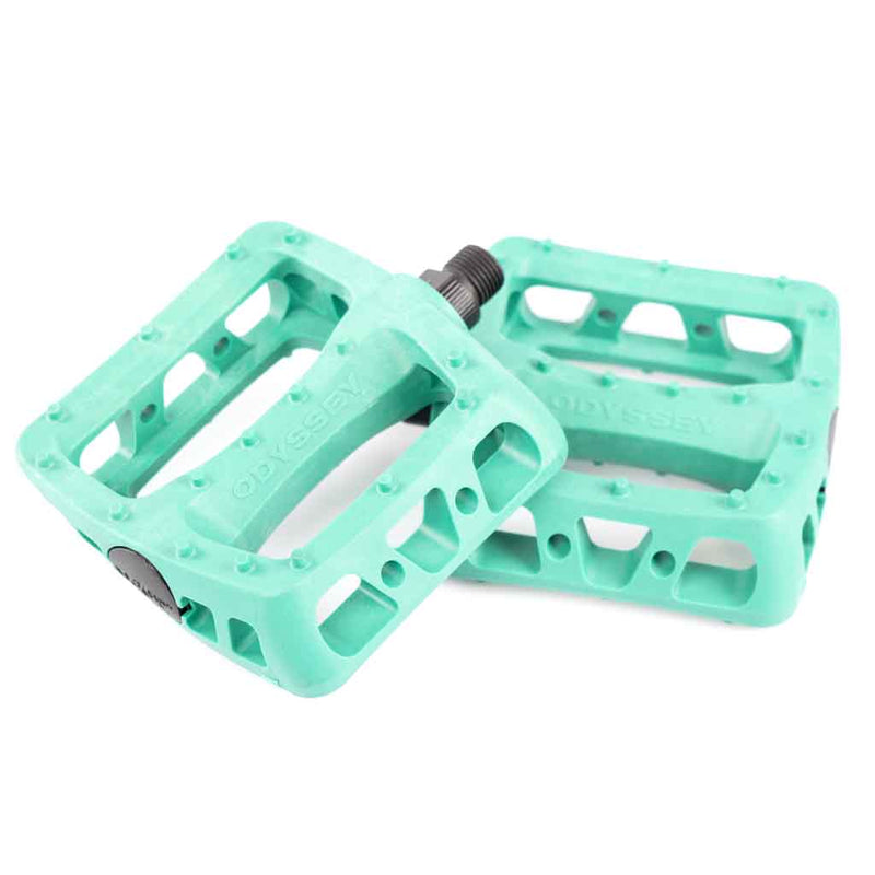 Odyssey Twisted Pedals - Billiard Green 9/16"