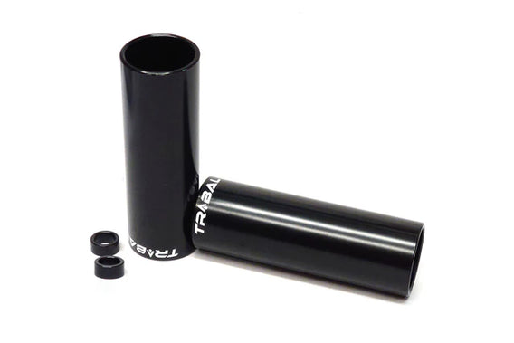Tribal 4" Pegs - Black 14mm With 10mm Adapter (Pair)
