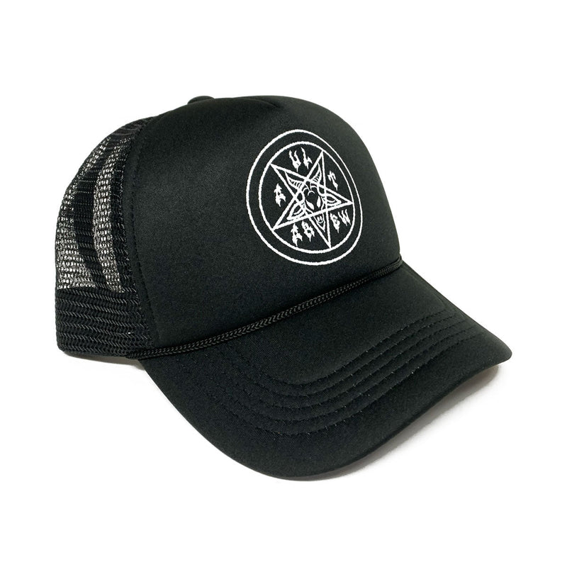 Cult Pentagram Trucker Cap - Black original