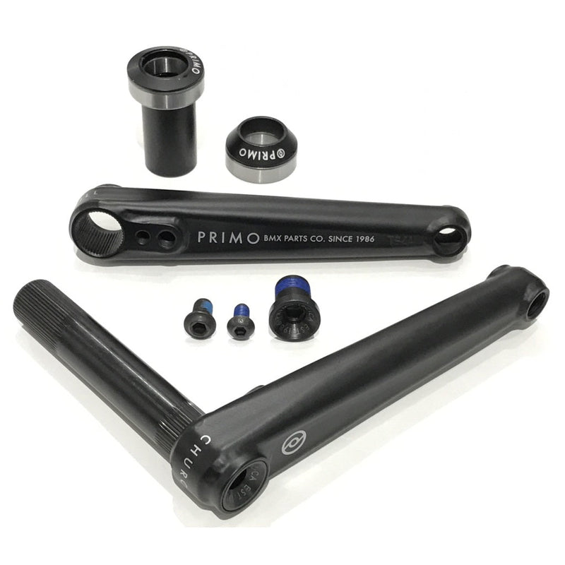 Primo Stevie 24mm Cranks - Matt Black