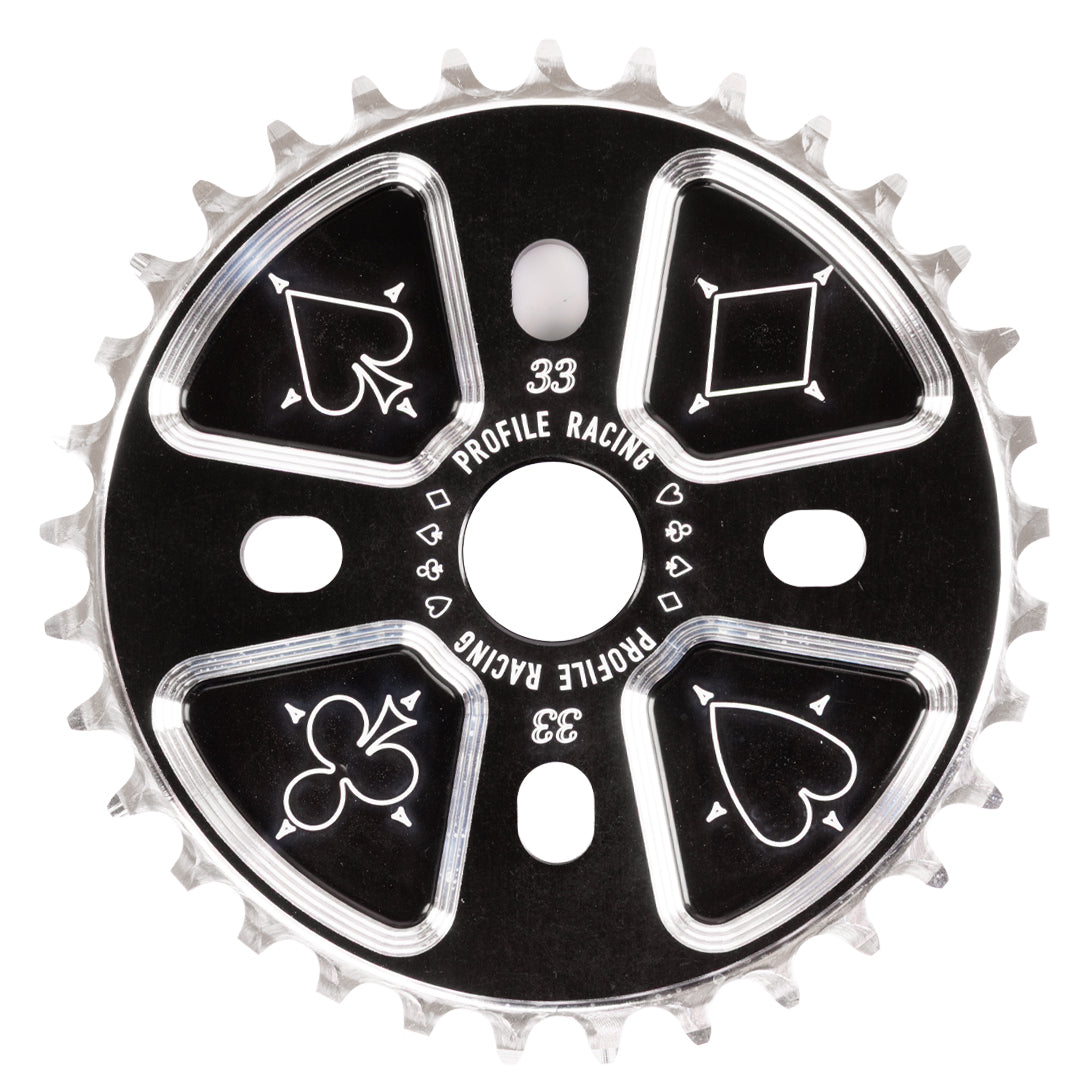 パーツ Profile racing black 42mm Profile Blackjack Sprocket | Profile Racing | Backyard BMX