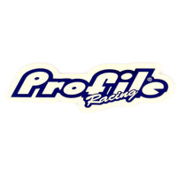 Profile Racing Small Logo Sticker - Blue