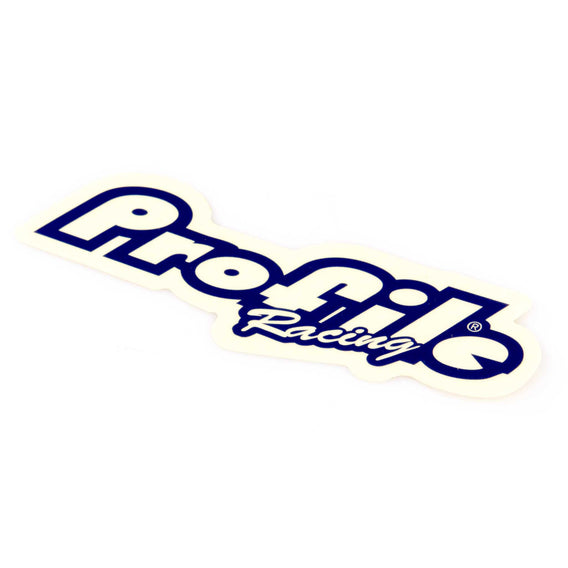 Profile Racing Small Logo Sticker - Blue