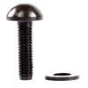 Profile Button Head Hub Bolt - Black 10mm (each) with washer next to it