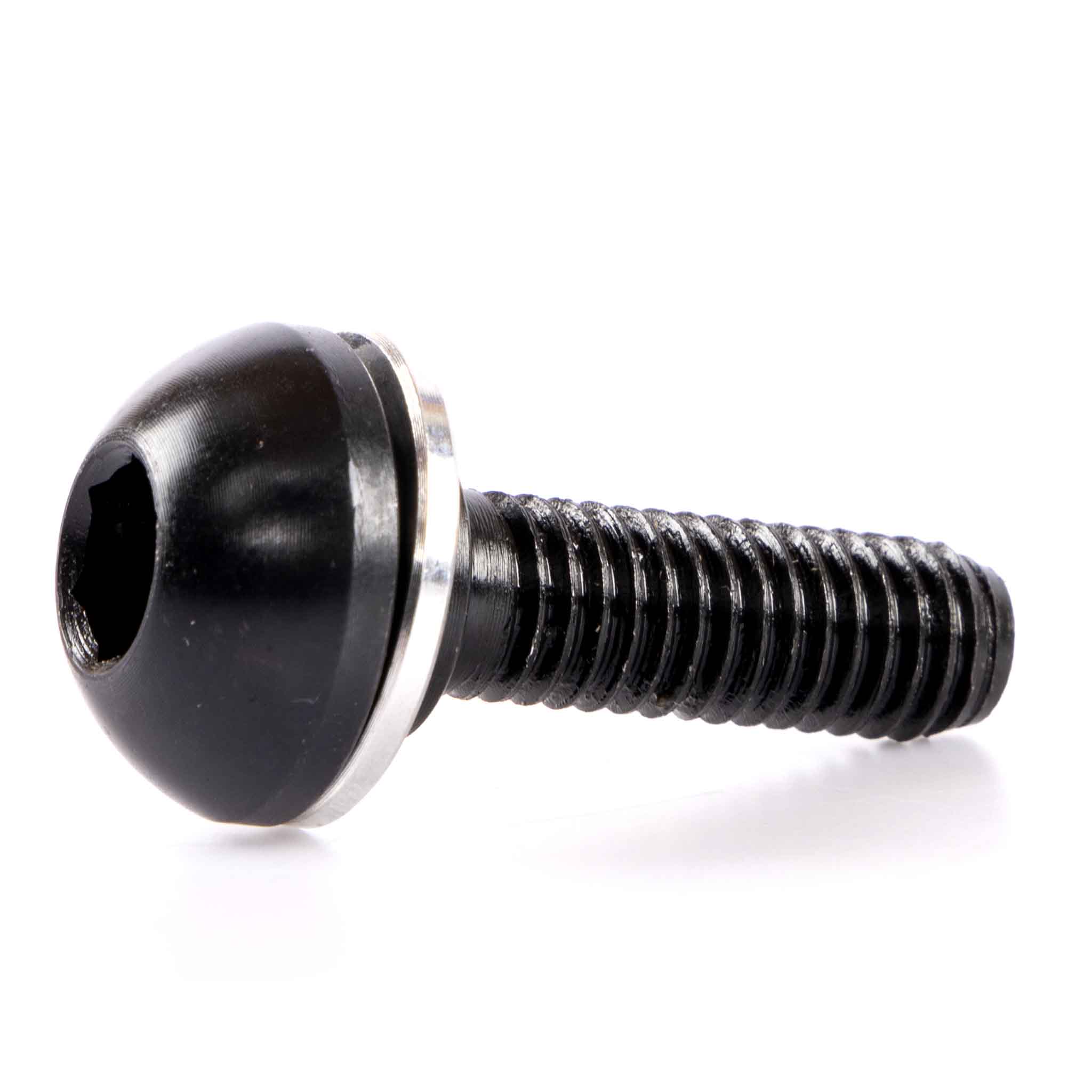 Profile Button Head Hub Bolt - Black 10mm - 14mm (each) on its side