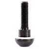 Profile Button Head Hub Bolt For Pegs - Black 10mm - 14mm on its head