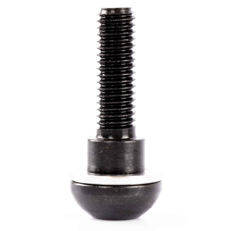 Profile Button Head Hub Bolt For Pegs - Black 10mm - 14mm on its head